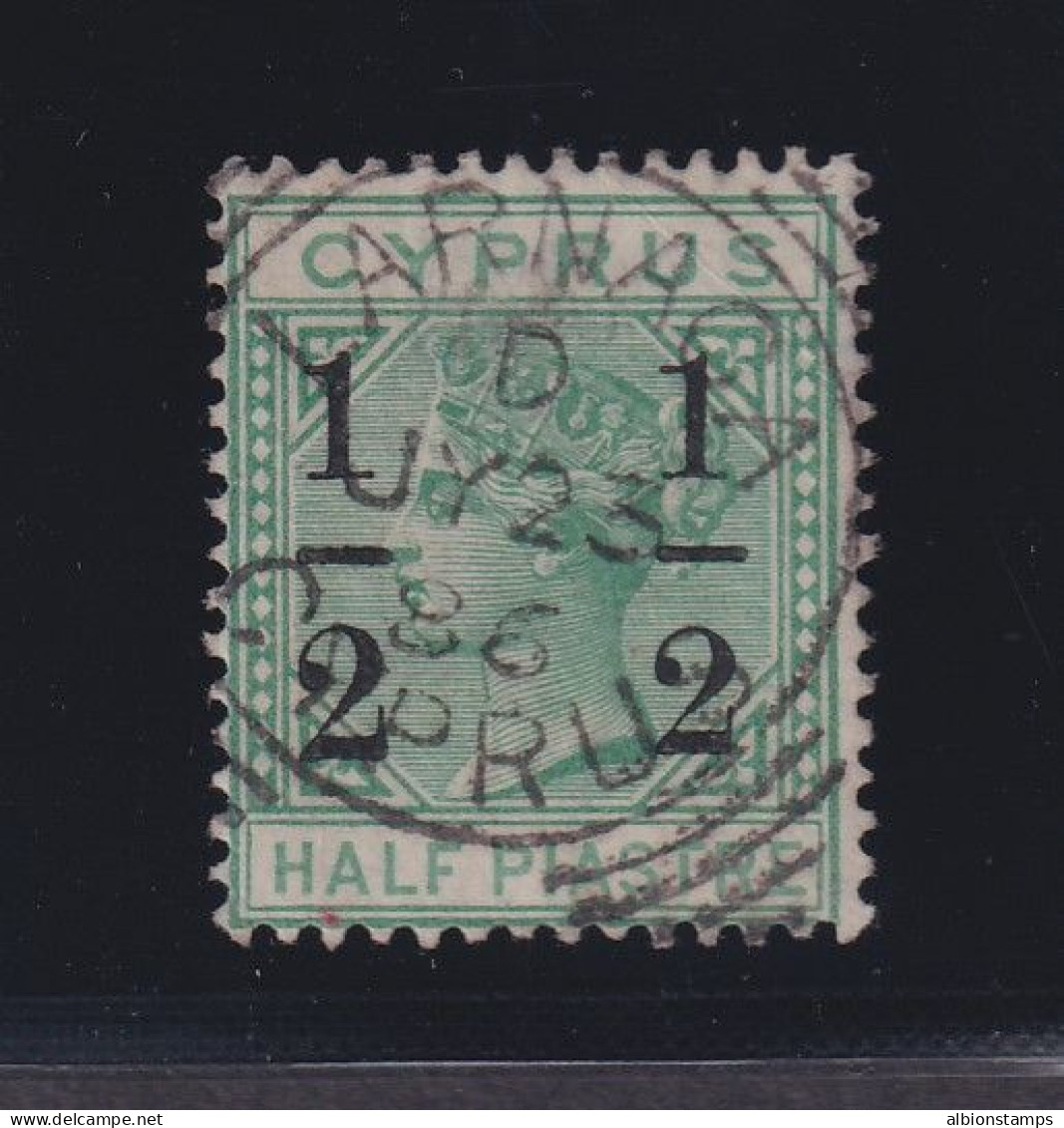 Cyprus, SG 29c, Used Larnaca 1886 "Large 2 At Left" Variety - Cipro (...-1960)