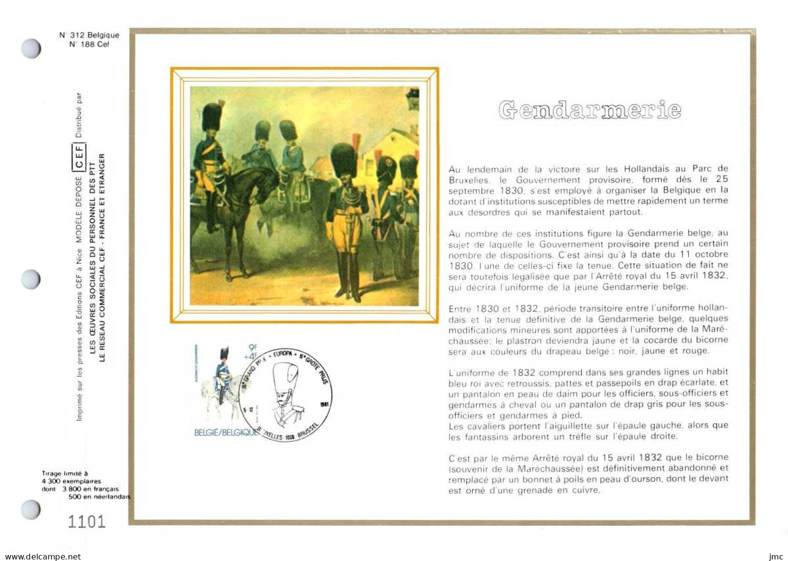 Belgique - Feuillet CEF SOIE ZIJDE 2031 - 05/12/1981 - Solidarité - 1981-1990