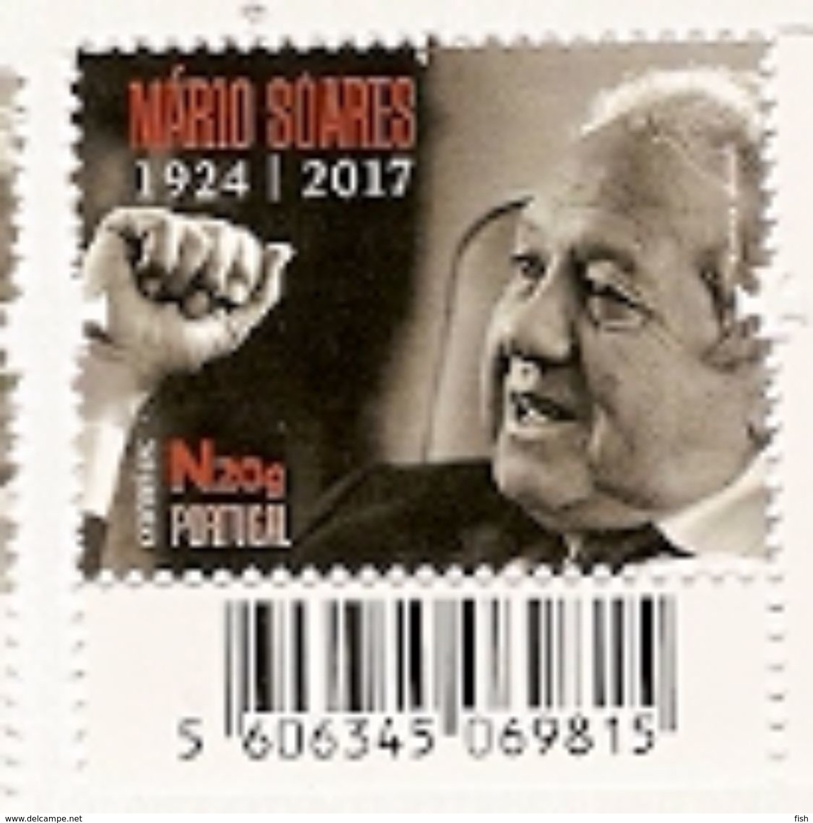 Portugal ** & Tribute To Mario Soares, Politic And Portuguese Statesman 2017 (459) - Unused Stamps