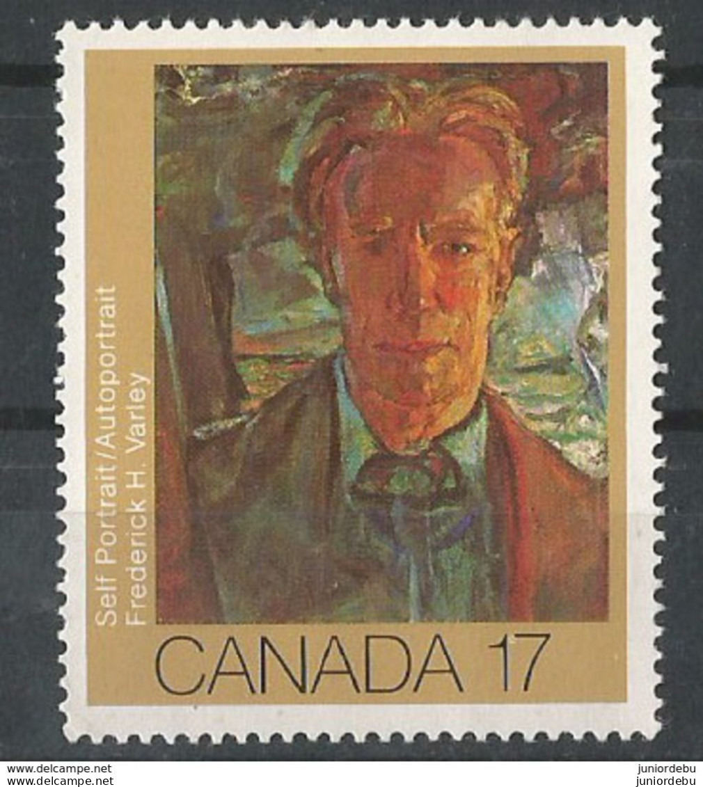 Canada - 1981 - Frederick H. Varley, Self Portrait -  USED. ( Condition As Per Scan ) ( OL  26/08/2018) - Usados