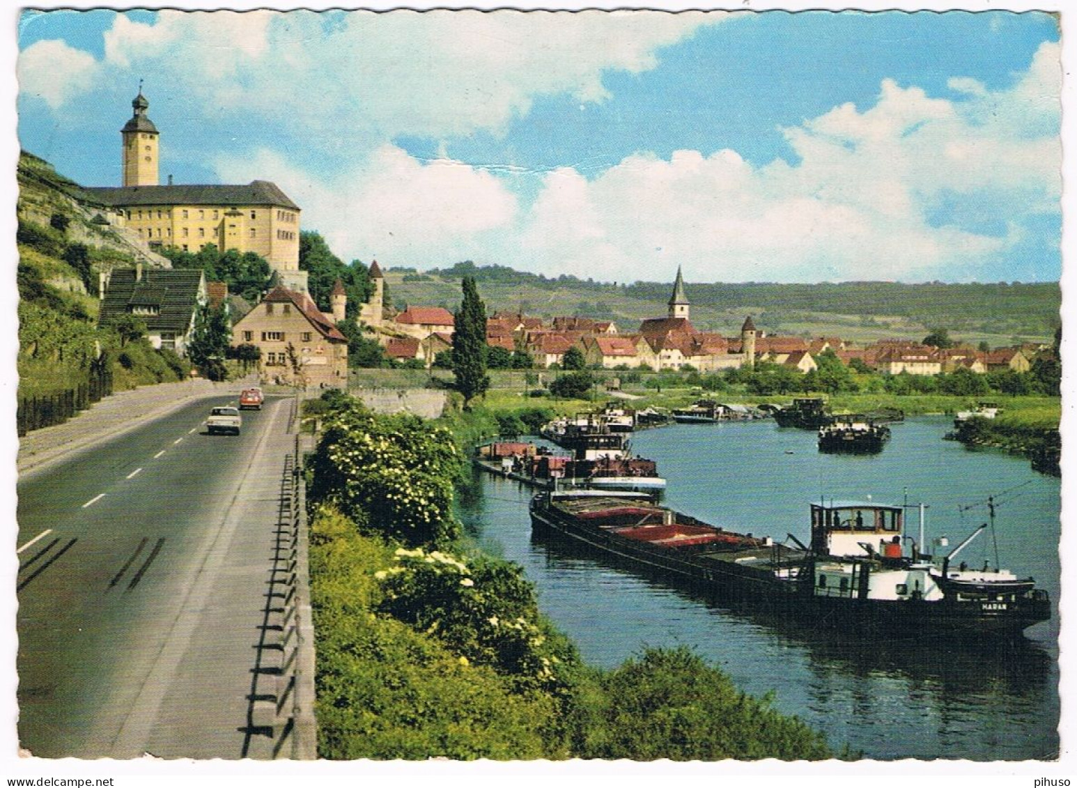 D-17115  GUNDELSHEIM Am NECKAR : Mit Schloss Horneck  ( Peniche) - Mannheim