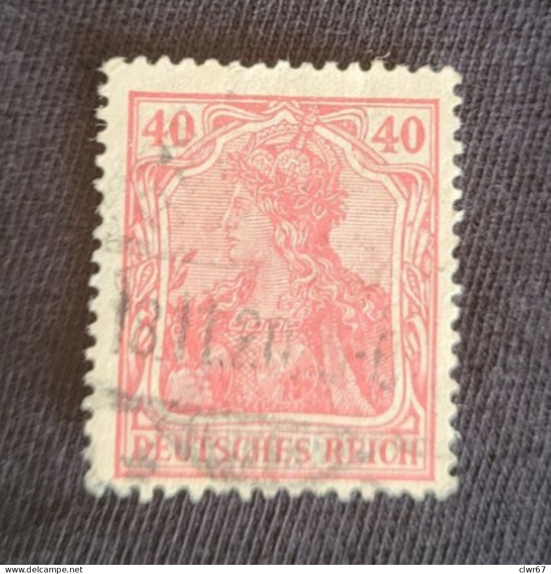 40 Pf. Germania III, Deutsches Reich - Used Stamps