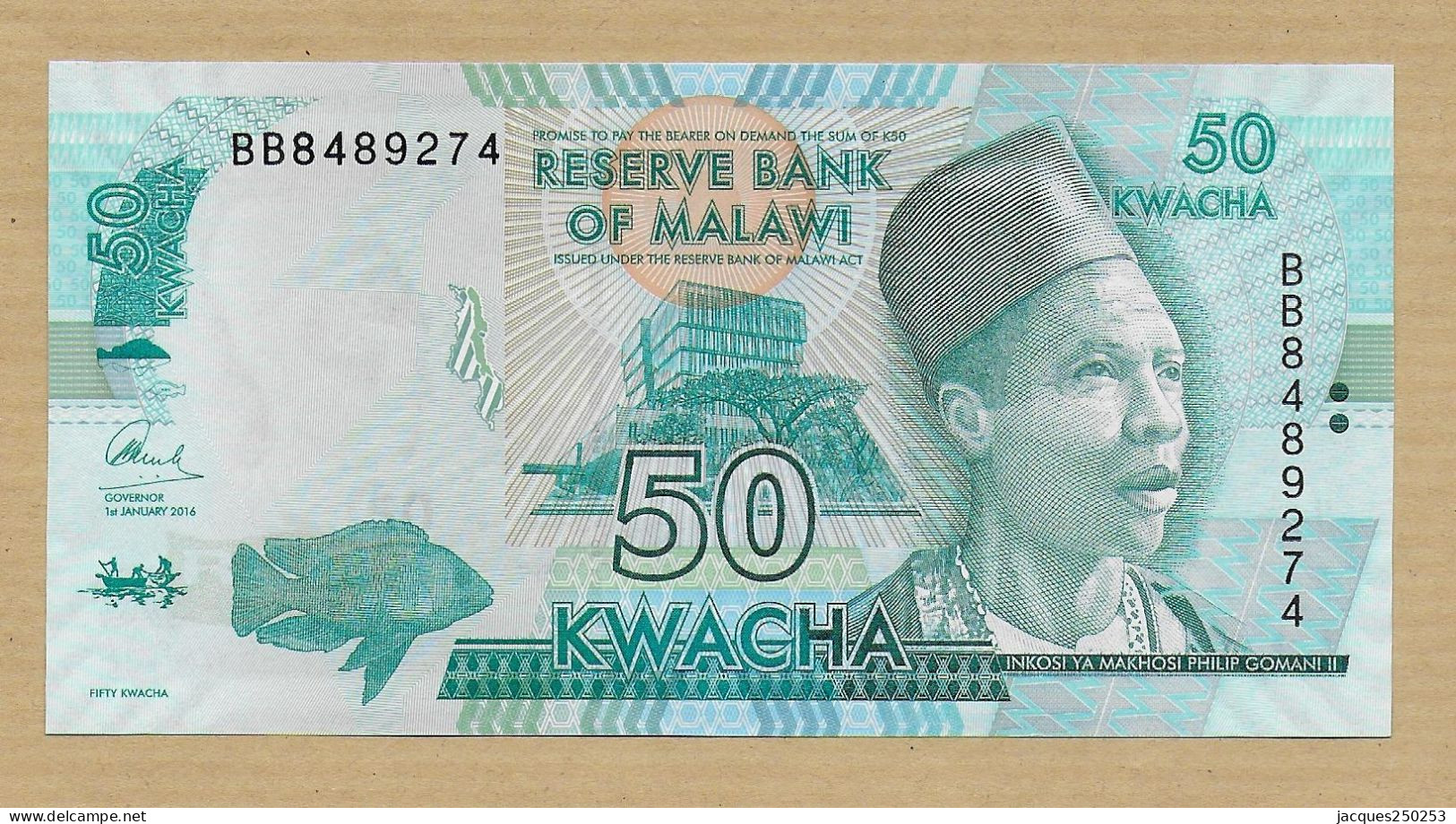 50 Kwacha 2012   NEUF - Malawi