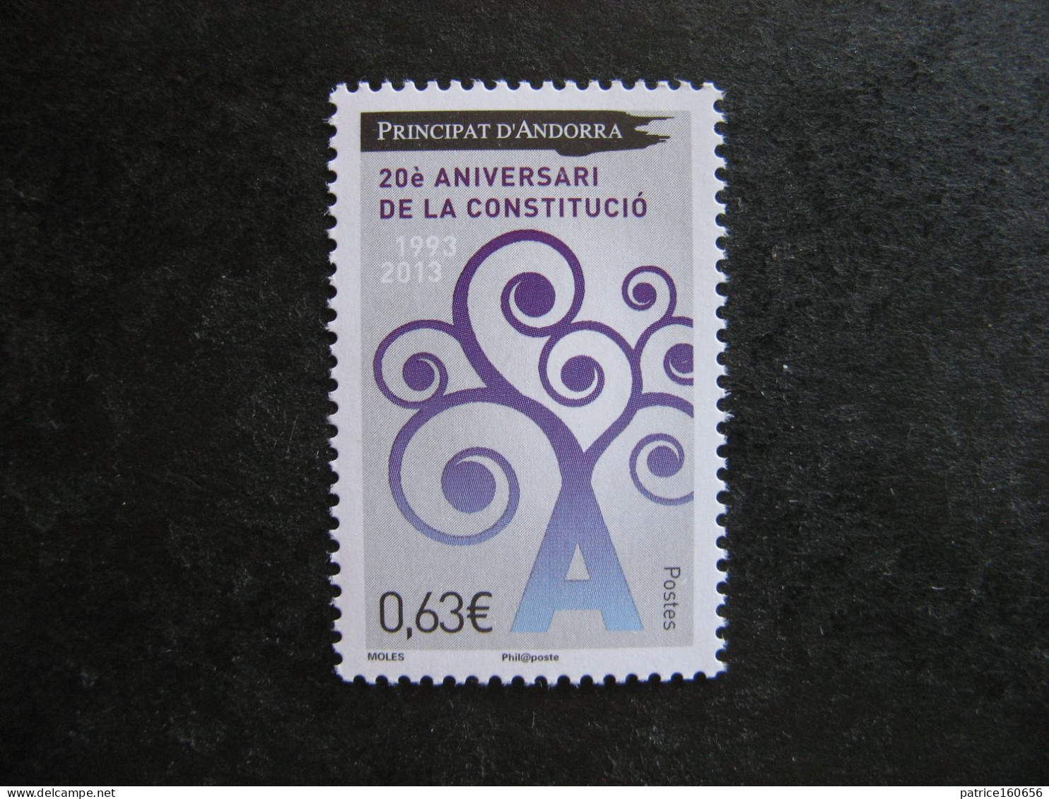 TB Timbre D'Andorre N°736, Neuf XX. - Nuovi