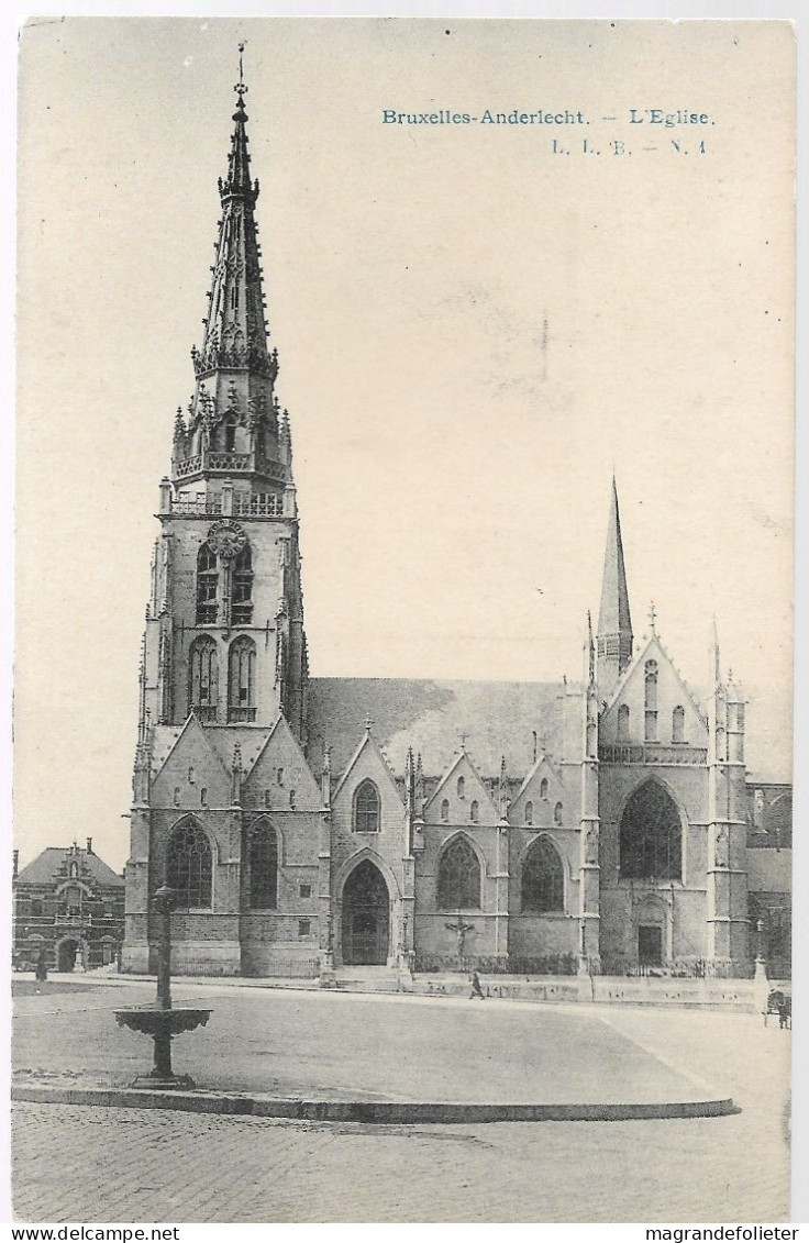 CPA CARTE POSTALE BELGIQUE BRUXELLES-ANDERLECHT L' EGLISE - Anderlecht