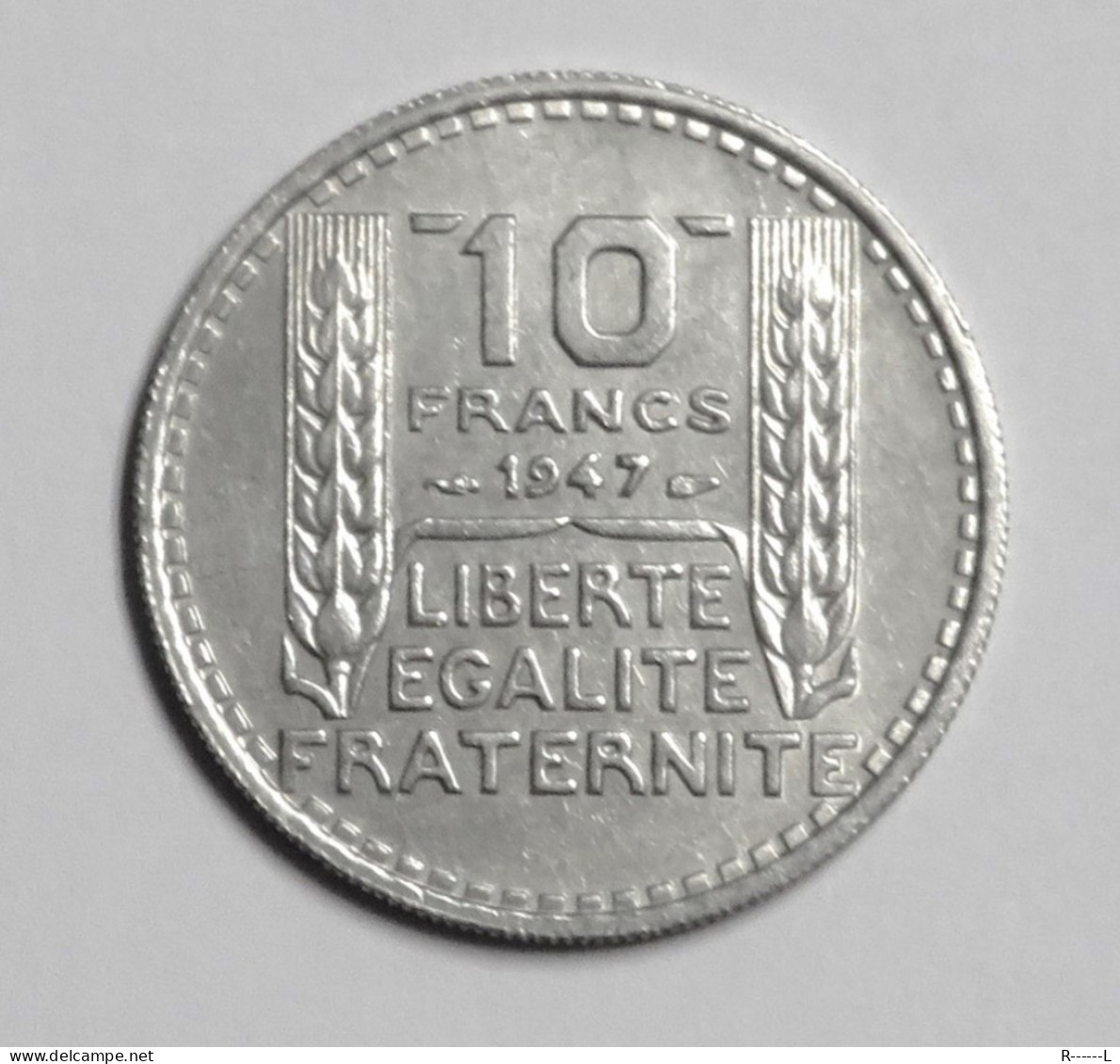 Monnaie 10 Francs 1949 Turin Petite Tête , Rameaux Courts ( Gouvernement Provisoire ) - 10 Francs