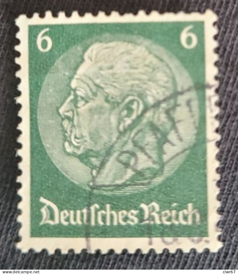 Paul Von Hindenburg 6 Pf Deutsches Reich - Gebraucht