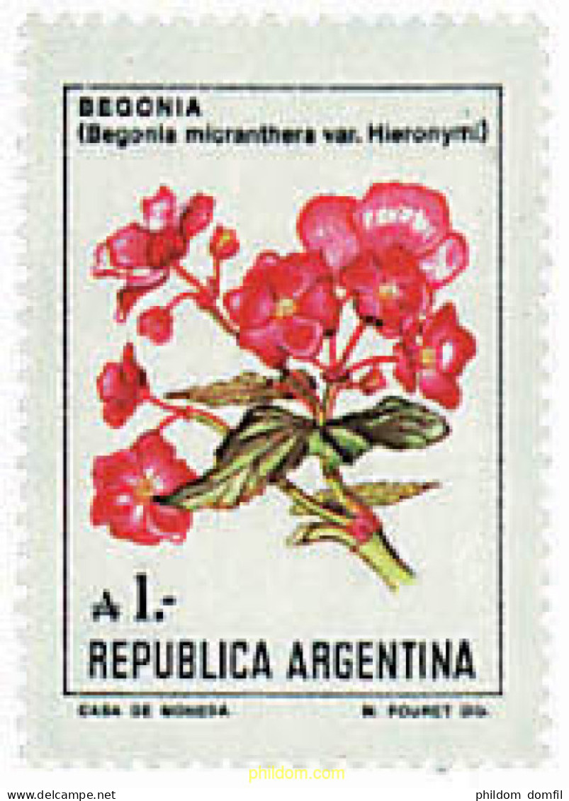 233051 MNH ARGENTINA 1985 FLORES - Ongebruikt