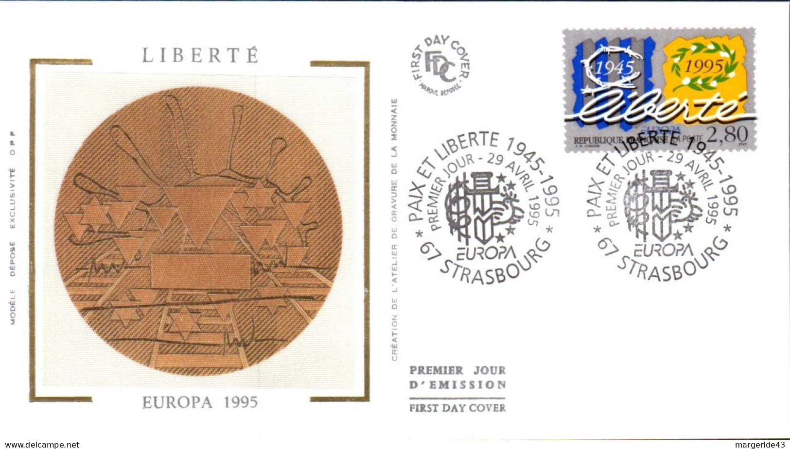 FDC 1995 EUROPA - 1990-1999