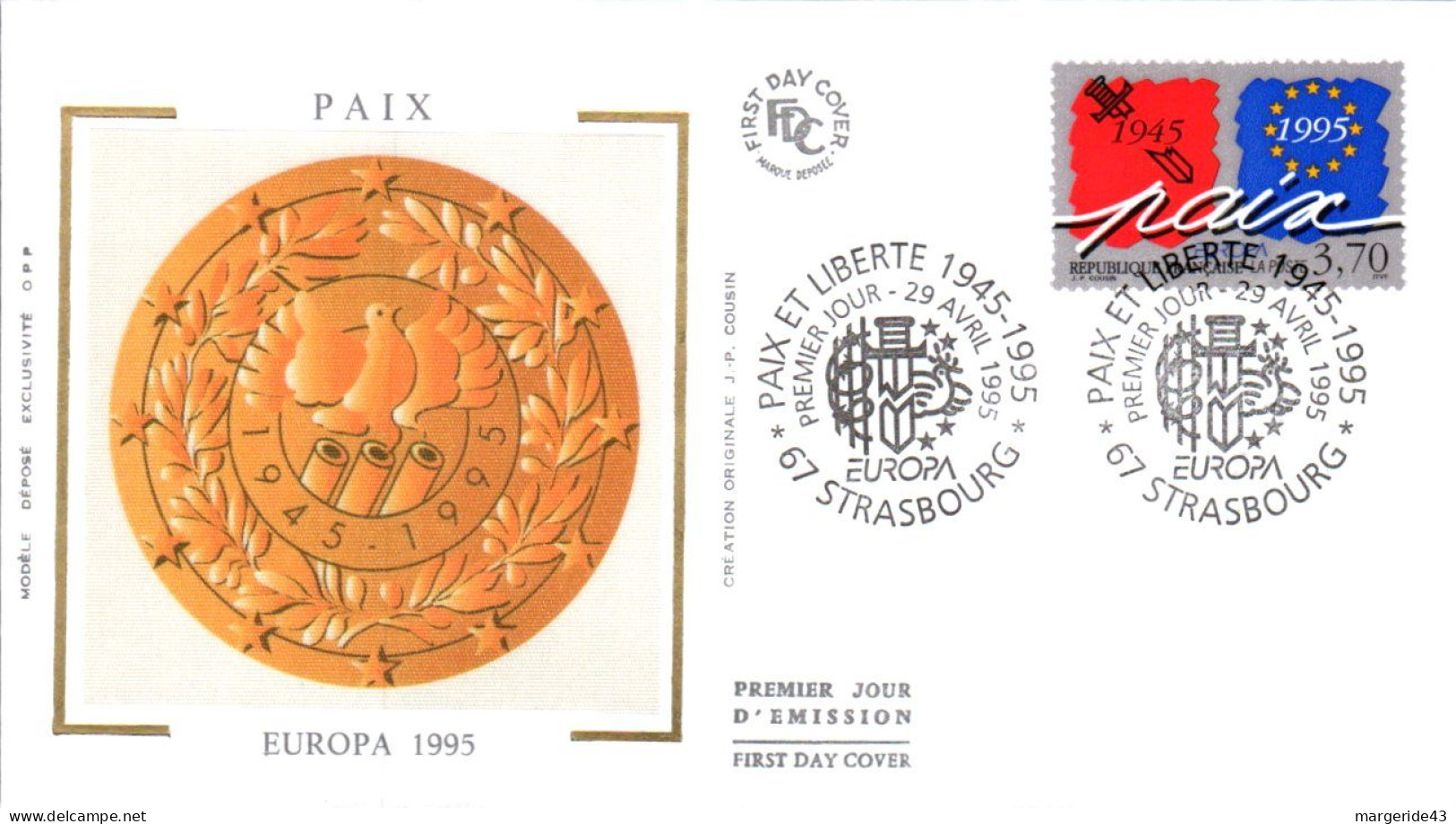 FDC 1995 EUROPA - 1990-1999