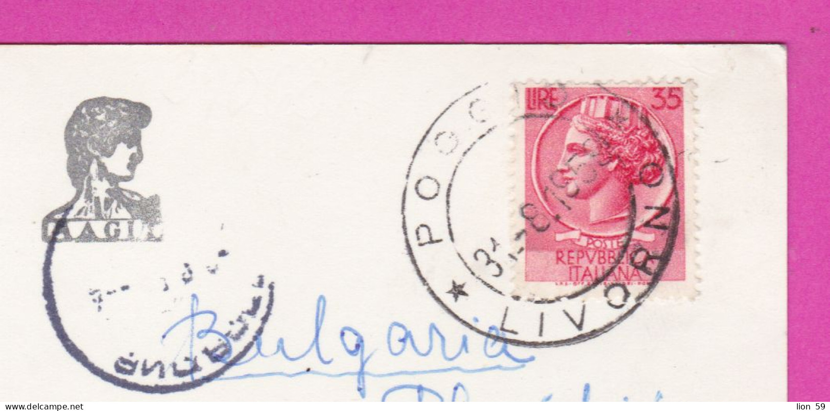 293947 / Italy - MARCIANA MARINA - Cotes De L'Elba Coast Of The Elba  PC 1959 Livorno USED - 35 L Coin Of Syracuse - 1946-60: Poststempel