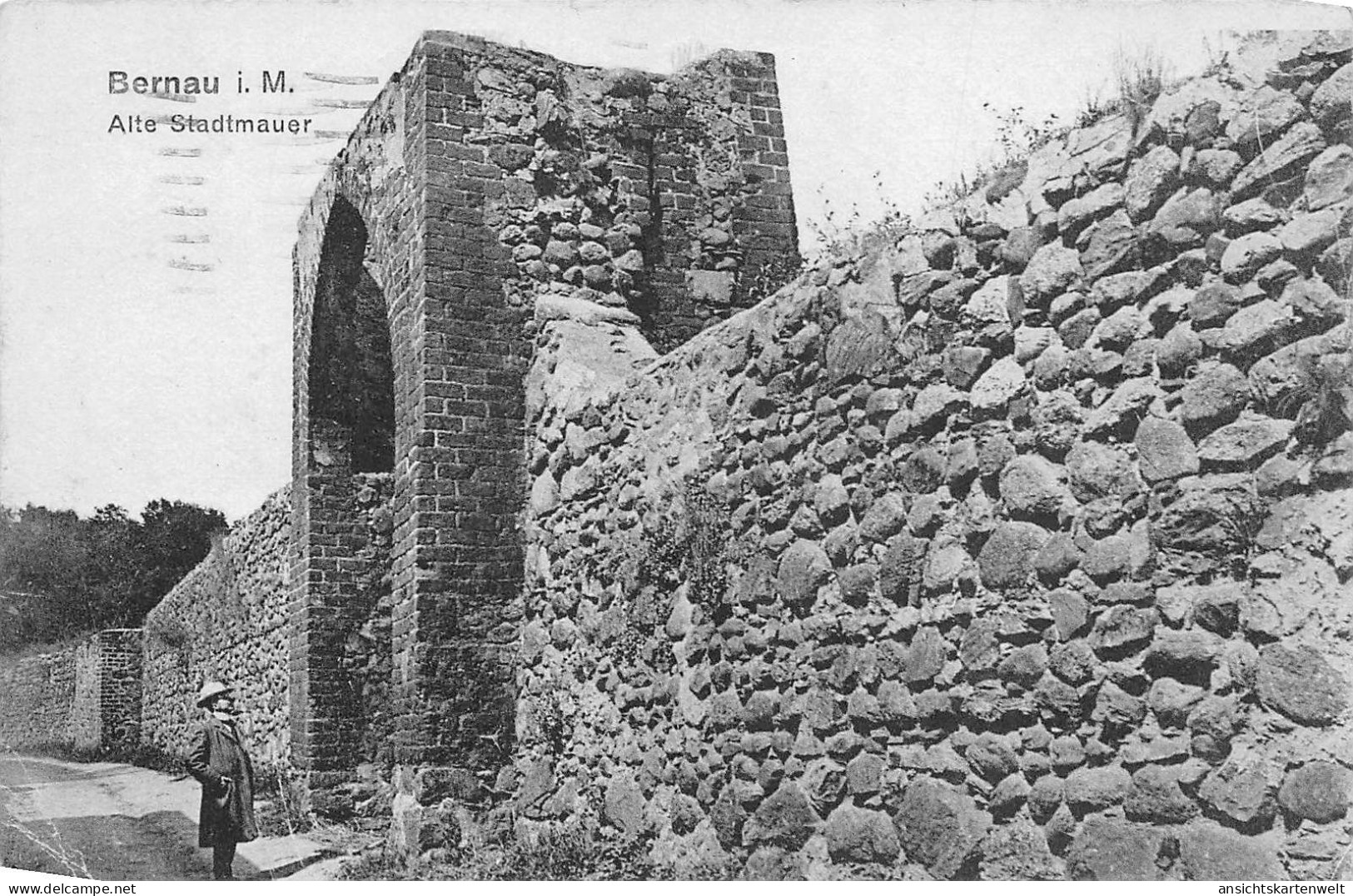 Bernau I.M. Alte Stadtmauer Gl1932 #168.096 - Sonstige & Ohne Zuordnung