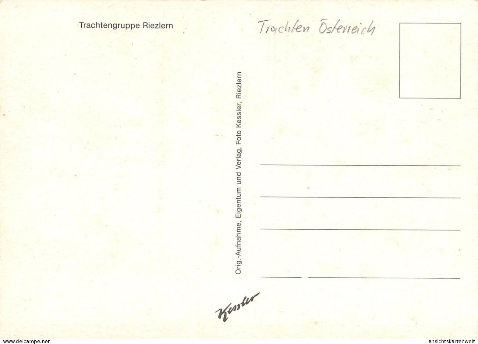 Riezlern Trachtengruppe Ngl #170.880 - Sonstige & Ohne Zuordnung