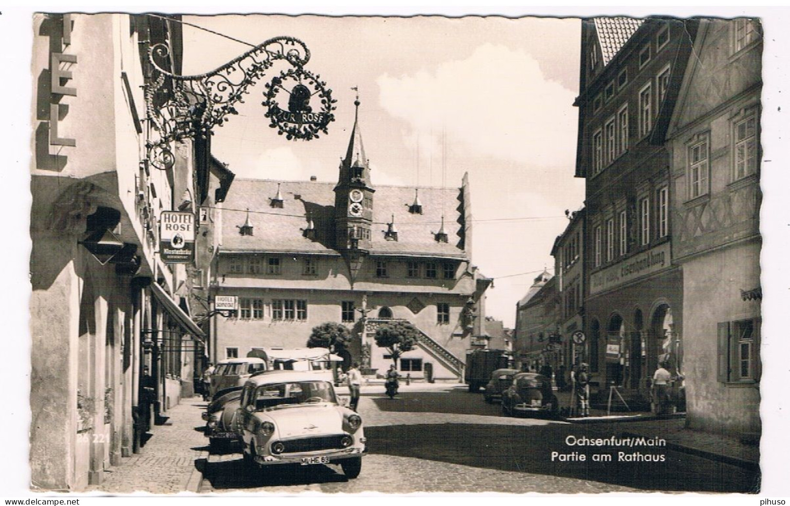 D-17133  OSCHENFURT : Partie Am Rathaus - Würzburg