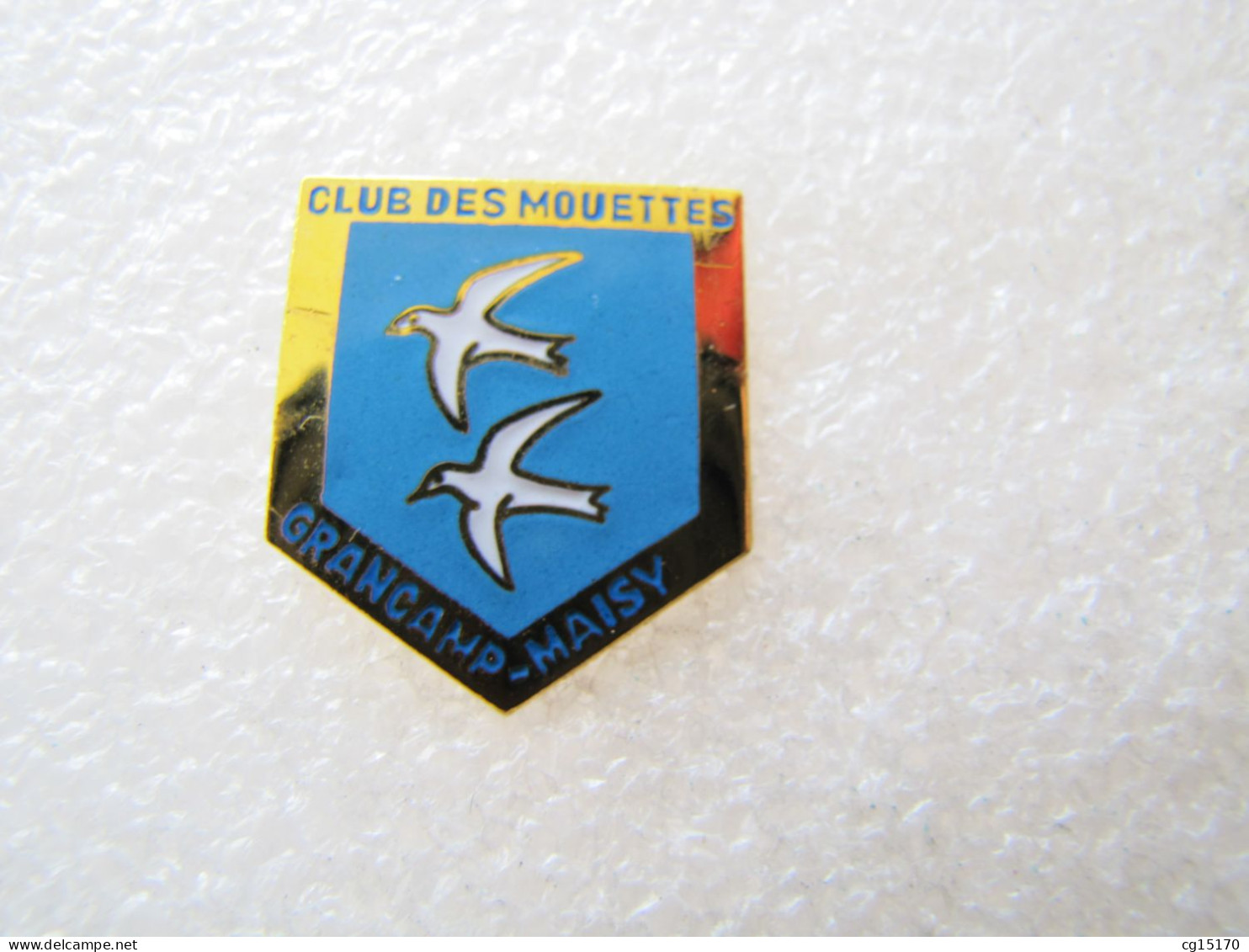 PIN'S   CLUB DES MOUETTES  GRANCAMP-MAISY    Email Grand Feu - Other & Unclassified