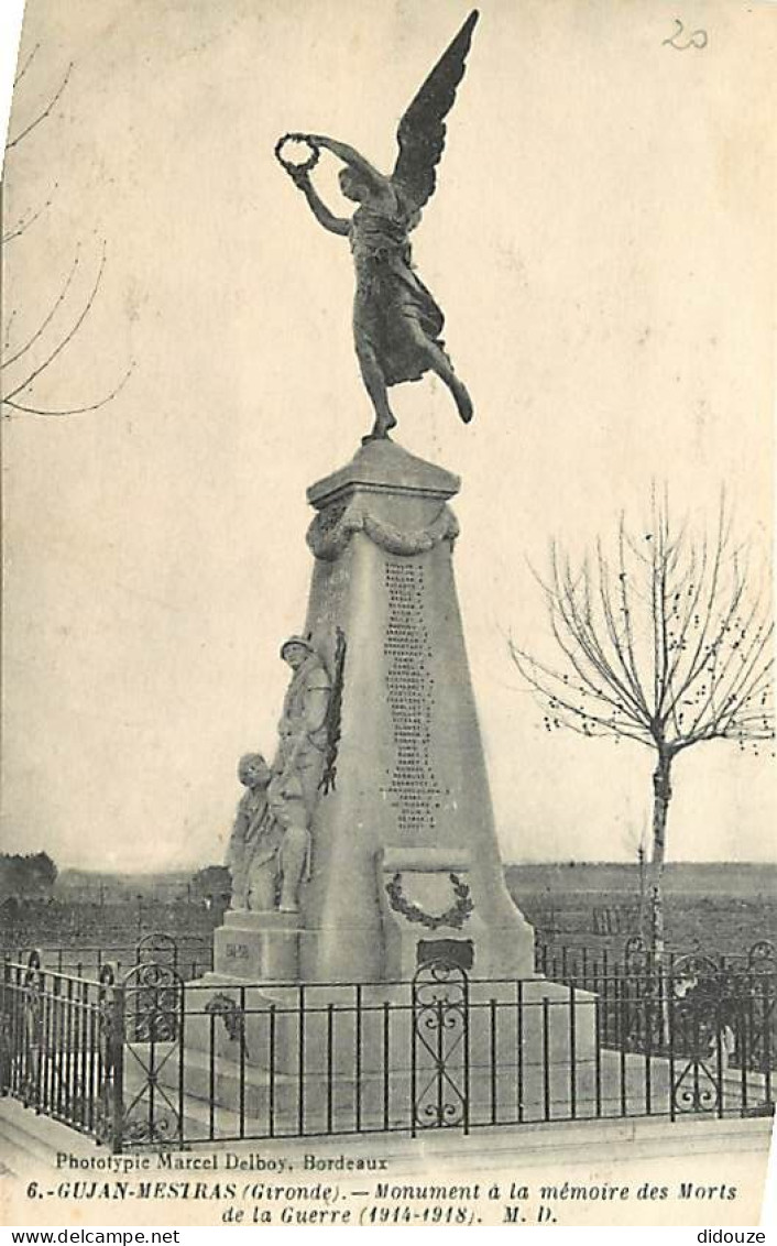 33 - Gujan-Mestras - Le Monument Aux Morts De La Grande Guerre (1914-1918) - Carte Neuve - CPA - Voir Scans Recto-Verso - Gujan-Mestras