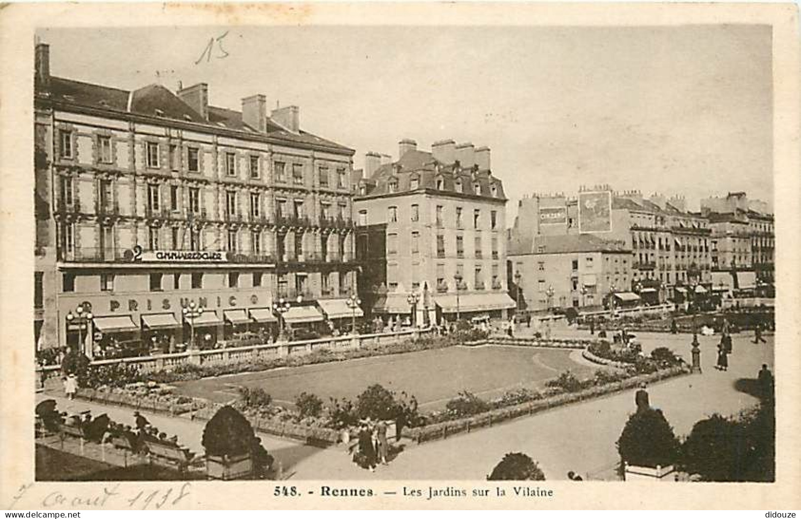 35 - Rennes - Les Jardins Sur La Vilaine - CPA - Voir Scans Recto-Verso - Rennes