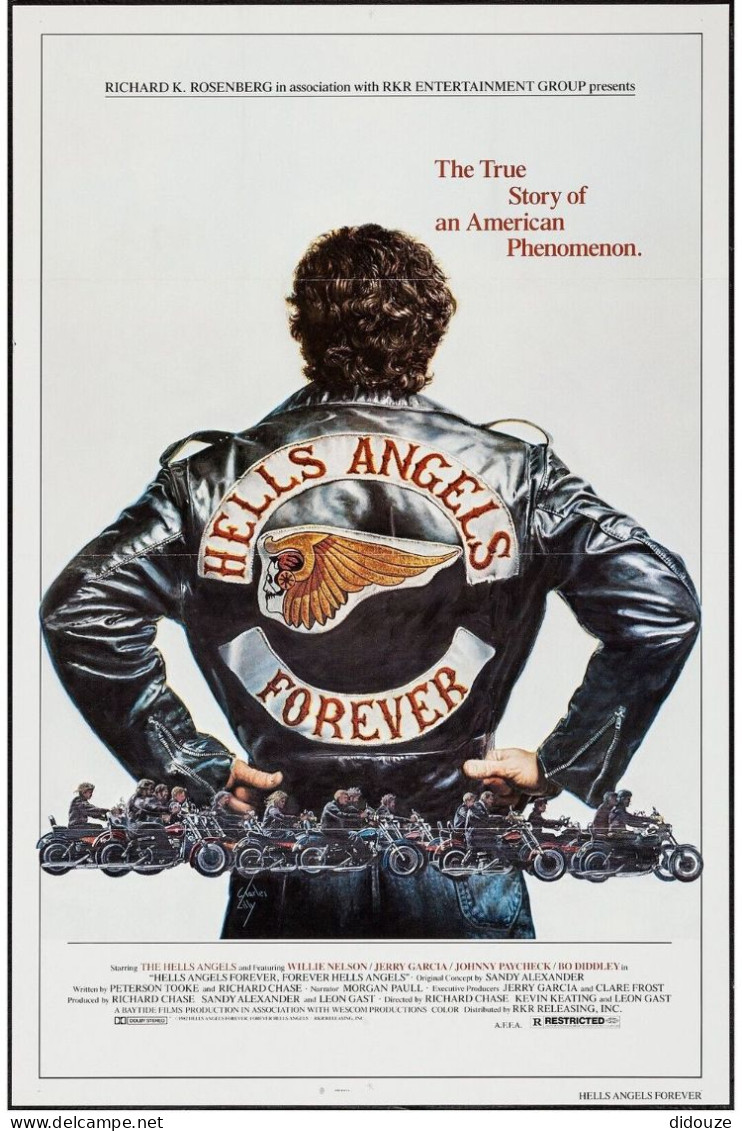 Cinema - Hells Angels Forever - Illustration Vintage - Motos - Affiche De Film - CPM - Carte Neuve - Voir Scans Recto-Ve - Plakate Auf Karten