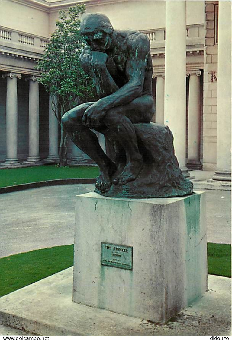Art - Sculpture - Auguste Rodin - Le Penseur - The Thinker - California Palace Légion Of Honor Lincoln Park San Francisc - Skulpturen