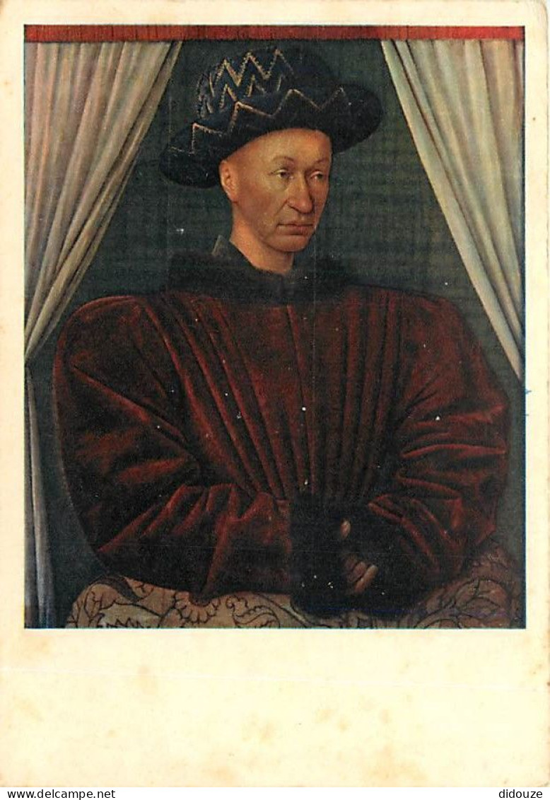 Art - Peinture Histoire - Jean Fouquet - Portrait De Charles VII Roi De France - CPM - Voir Scans Recto-Verso - Storia