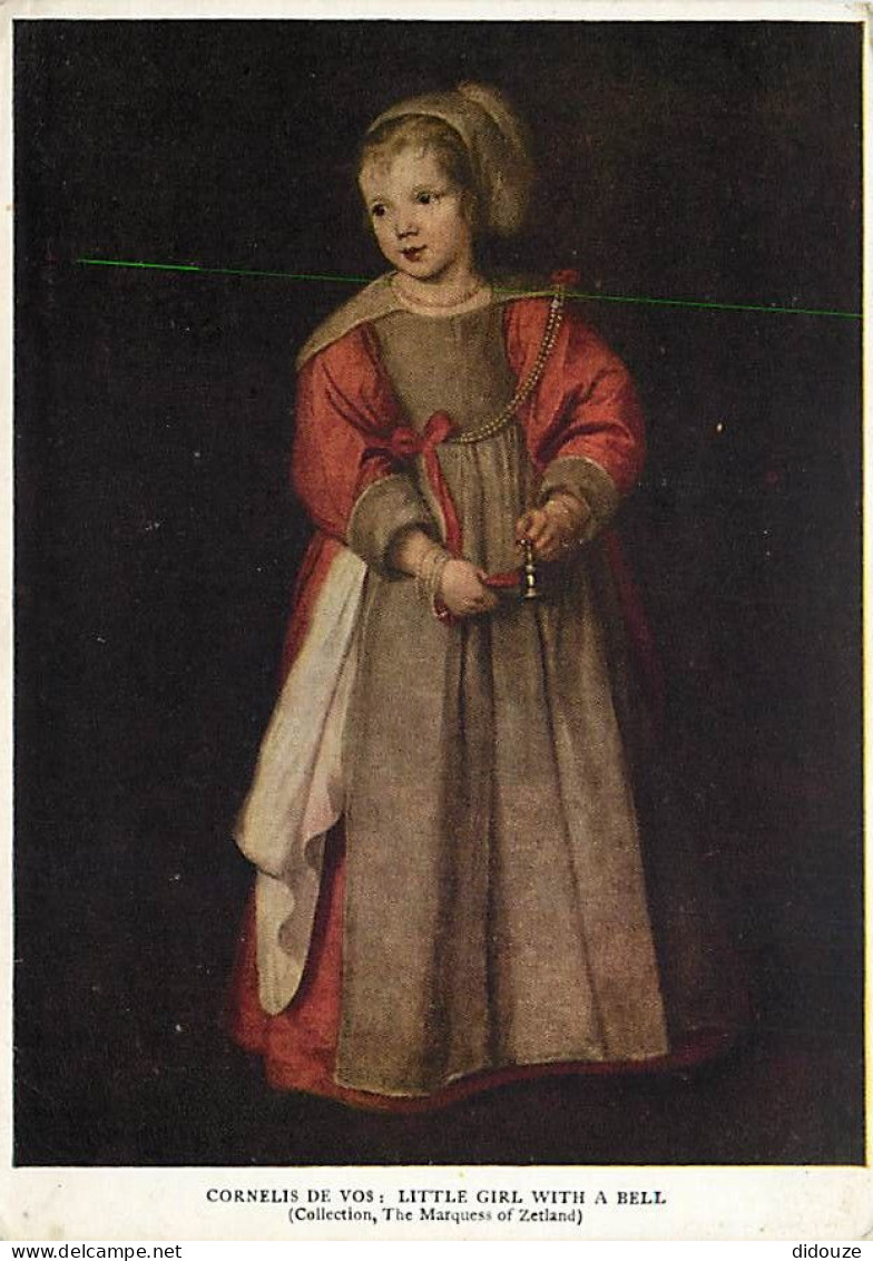 Art - Peinture - Cornelis De Vos - Little Girl With A Bell - CPM - Voir Scans Recto-Verso - Malerei & Gemälde