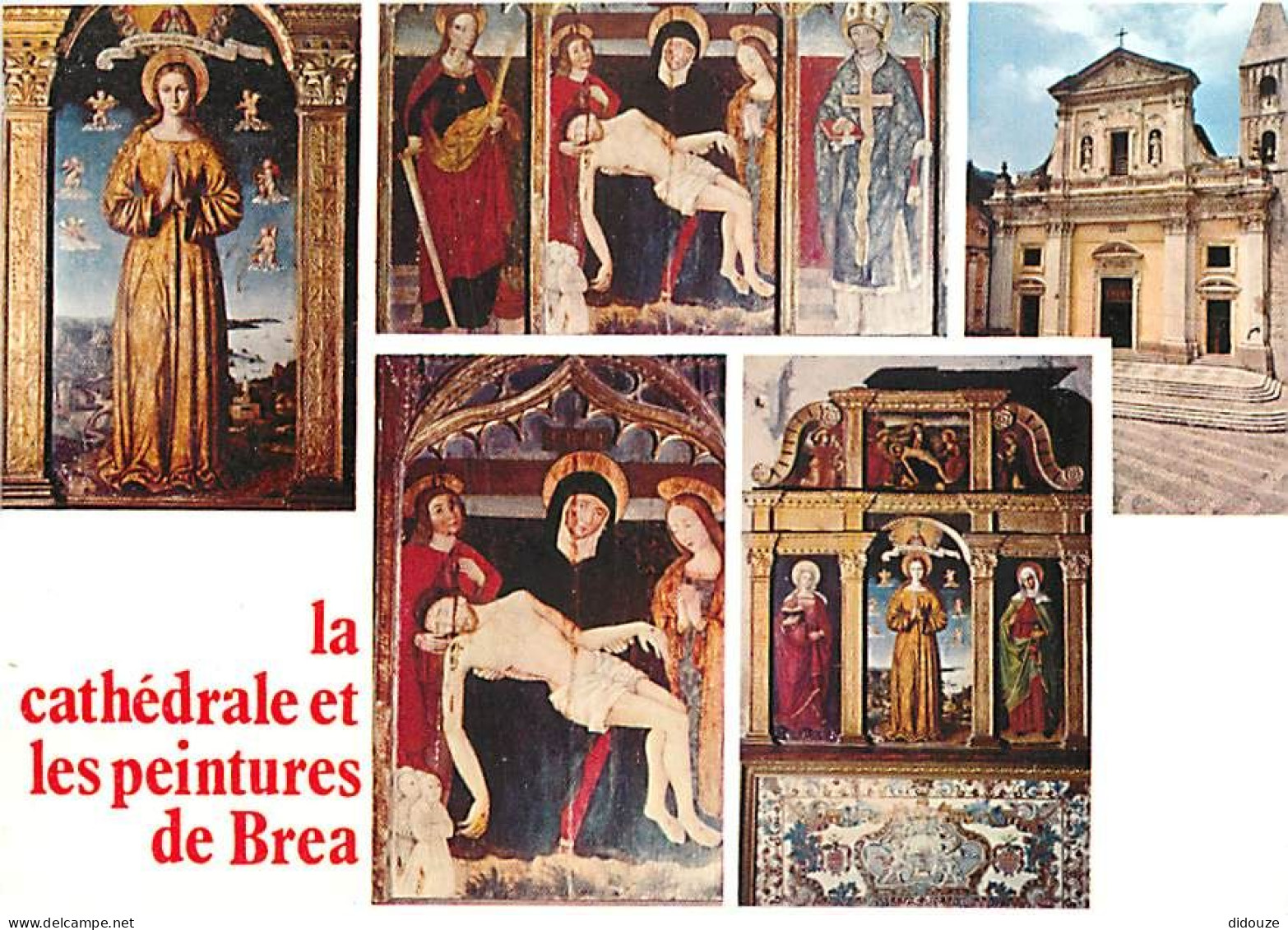 Art - Peinture Religieuse - François Bréa - Peintures De La Cathédrale De Sospel - Multivues - CPM - Carte Neuve - Voir  - Tableaux, Vitraux Et Statues