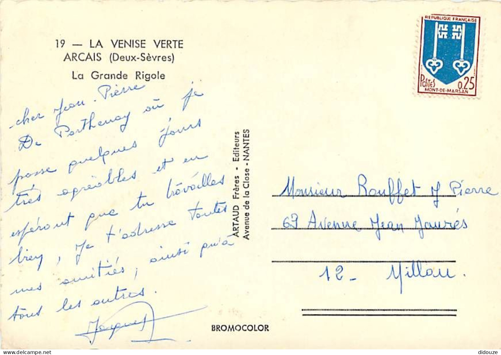 79 - Arçais - La Grande Rigole - Marais Poitevin - Venise Verte - CPM - Voir Scans Recto-Verso - Other & Unclassified