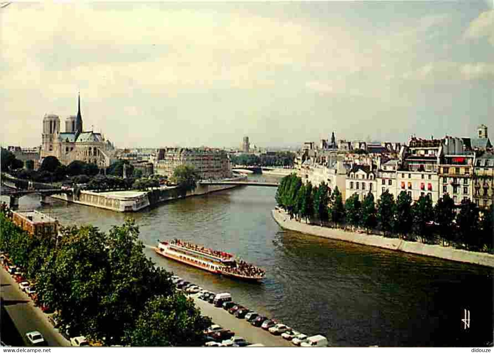 75 - Paris - Cathédrale Notre Dame - L'Ile De La Cité - La Seine - Les Quais De L'ile Saint Louis - Carte Neuve - CPM -  - Notre-Dame De Paris