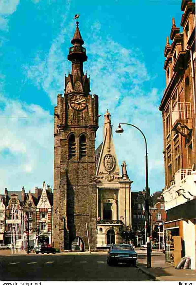 62 - Béthune - La Grand'Place - Le Beffroi - L'Hotel De Ville - Automobiles - CPM - Voir Scans Recto-Verso - Bethune