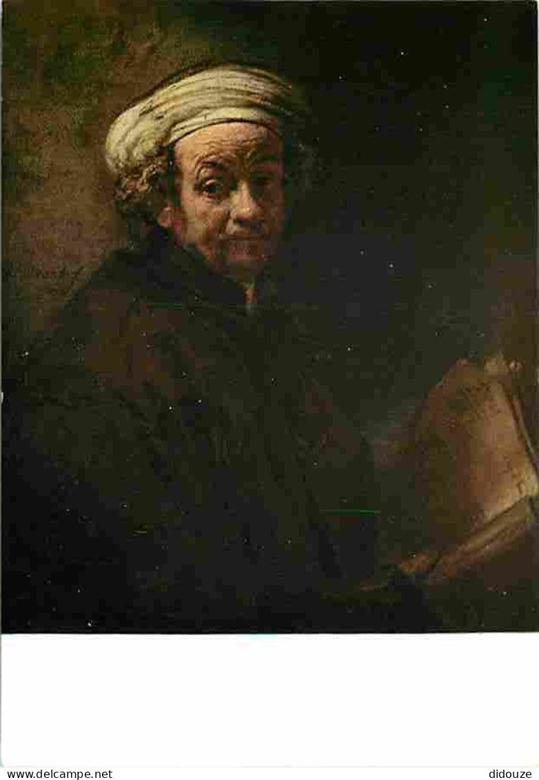 Art - Peinture - Rembrandt Harmensz Van Rijn - Portrait De L'artiste Comme Saint Paul - Amsterdam - Rijksmuseum - Carte  - Paintings