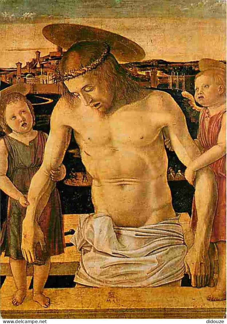 Art - Peinture Religieuse - Giovanni Bellini - La Pietà - CPM - Voir Scans Recto-Verso - Quadri, Vetrate E Statue