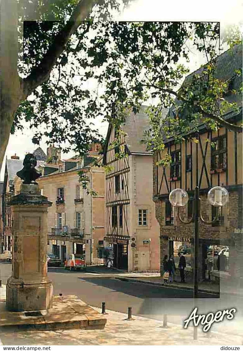 49 - Angers - La Place De La Laiterie - Flamme Postale De Saint Vaast La Hougue - CPM - Voir Scans Recto-Verso - Angers