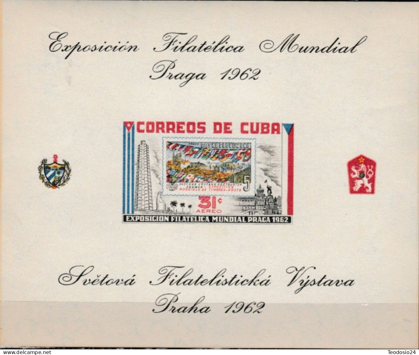 CUBA 1962 ** Philatelic Exposition  Y&T Block 22 - Nuevos
