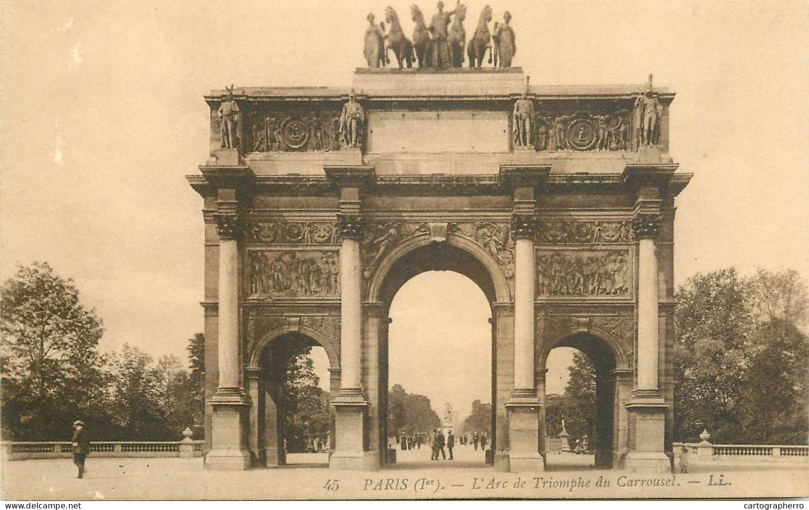 CPA France Paris Arc De Triomphe - Triumphbogen