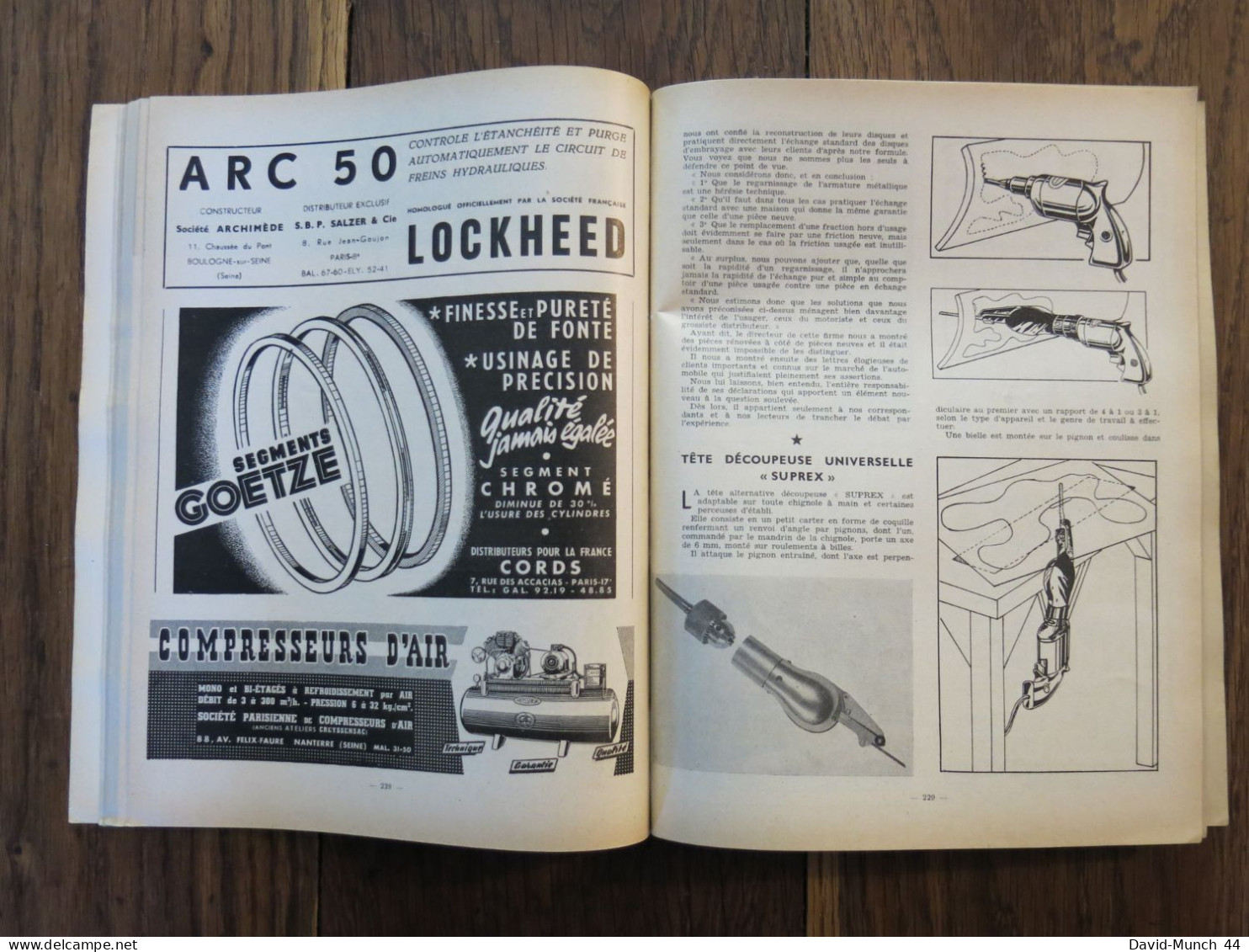 Revue technique Automobile # 95. Mars 1954