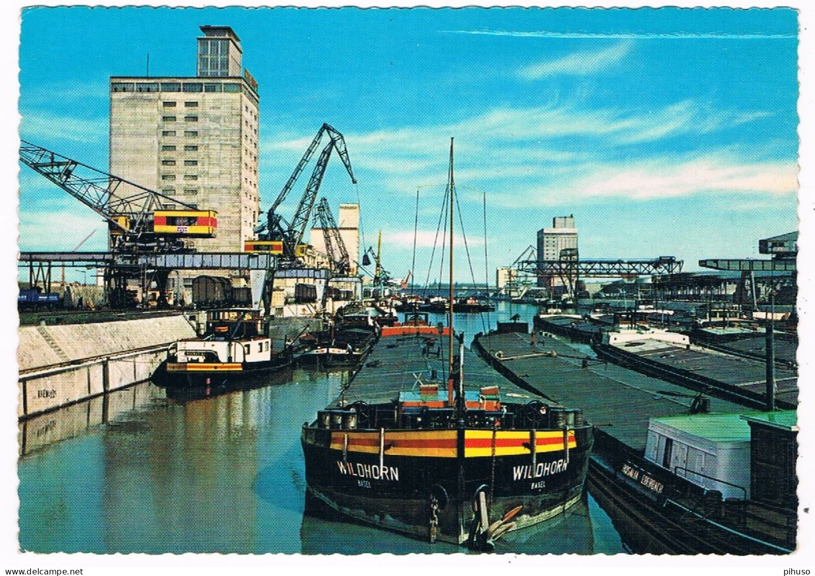 D-17136   STUTTGART : Neckarhafen ( Peniche ) - Stuttgart