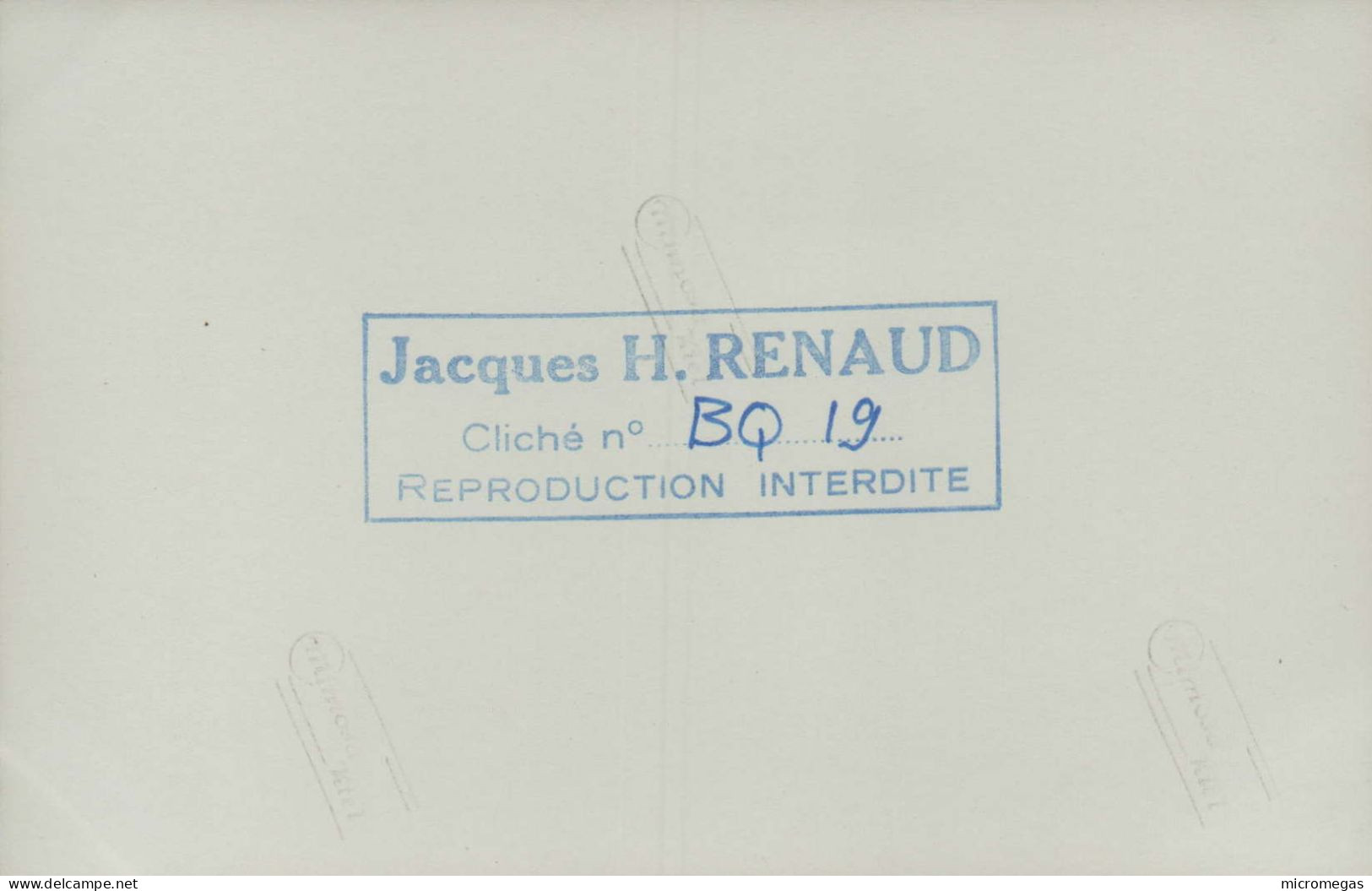 Autorail à Identifier - Cliché Jacques H. Renaud - Eisenbahnen