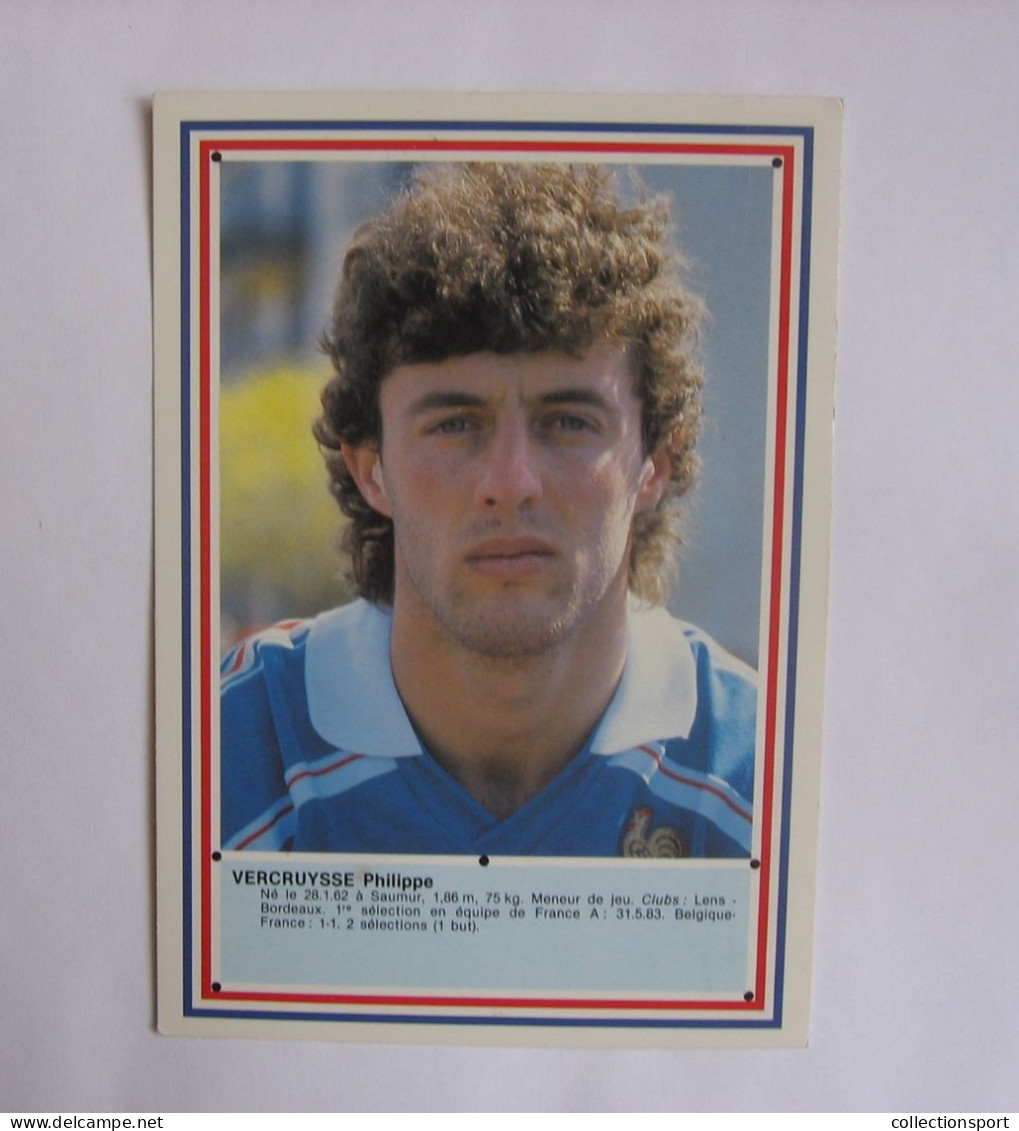 Football - équipe De France 1986 - Philippe Vercruysse - Fussball