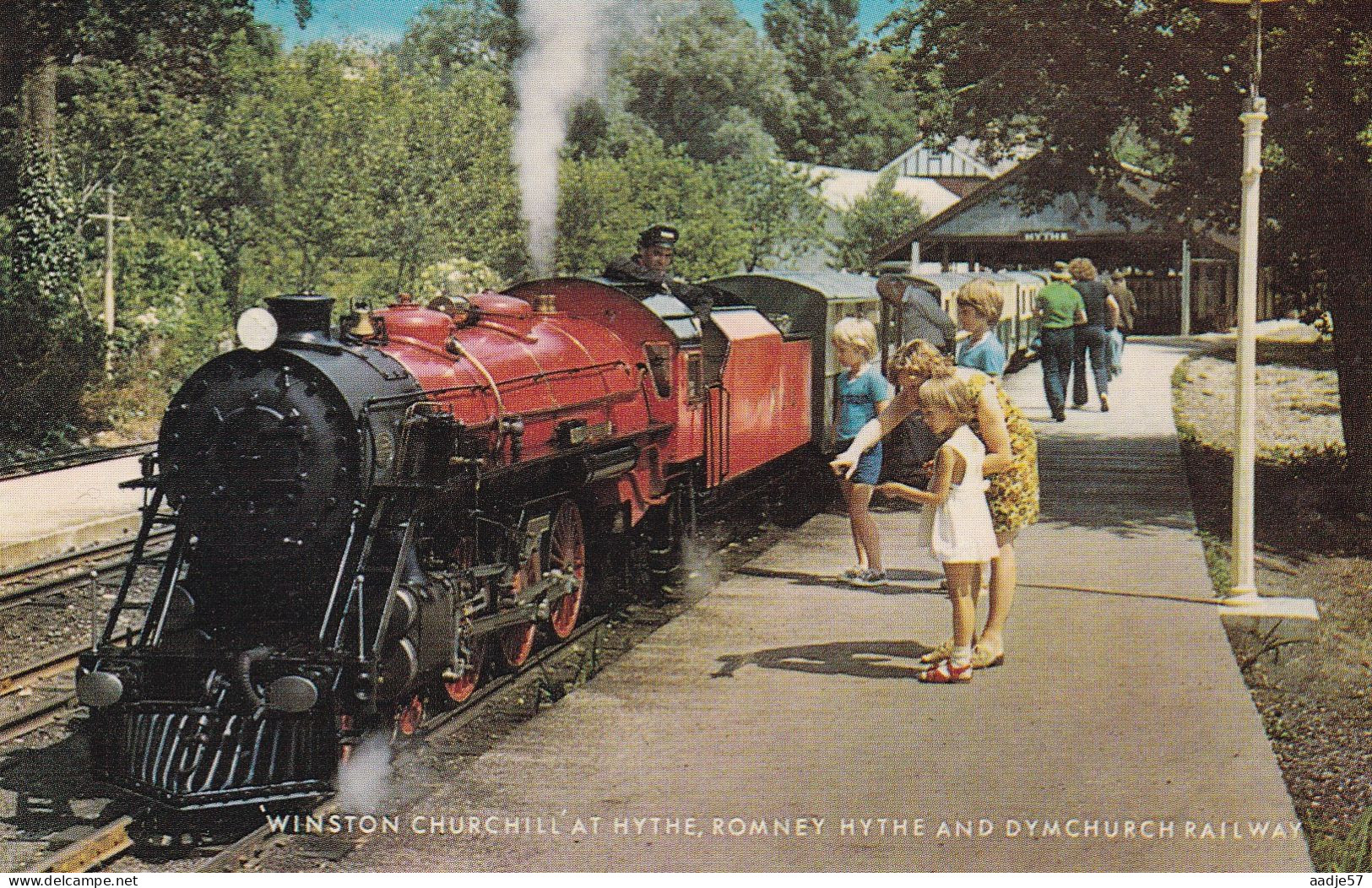 GB Engeland  1978 Romney Hythe & Dymchurch Coal Provides Energy For RHDR Card - Treinen