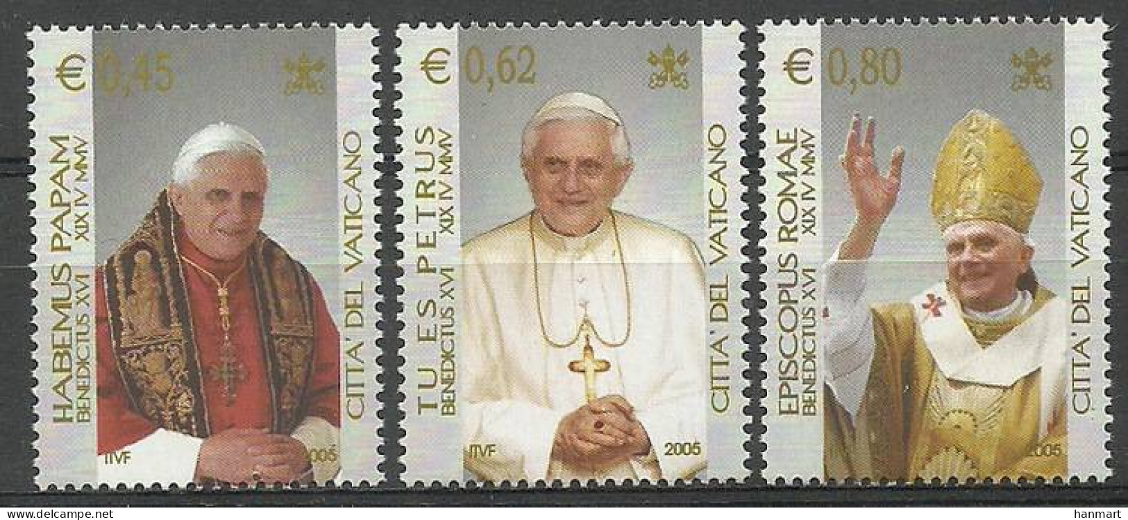 Vatican City 2005 Mi 1517-1519 MNH  (ZE2 VTC1517-1519) - Autres