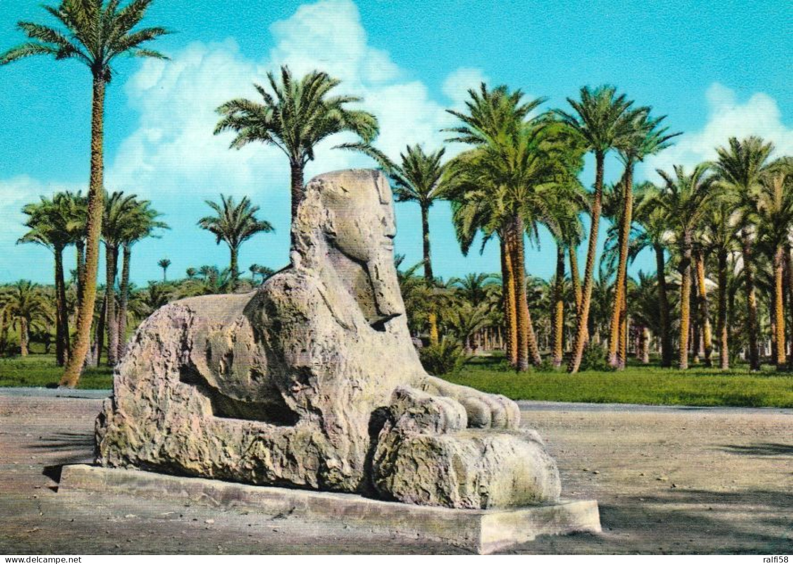 1 AK Ägypten * Die Alabaster-Sphinx In Memphis - Aus Der XVIII. Dynastie - Erschafen Zwischen 1700 Und 1400 V. Chr. * - Sphinx