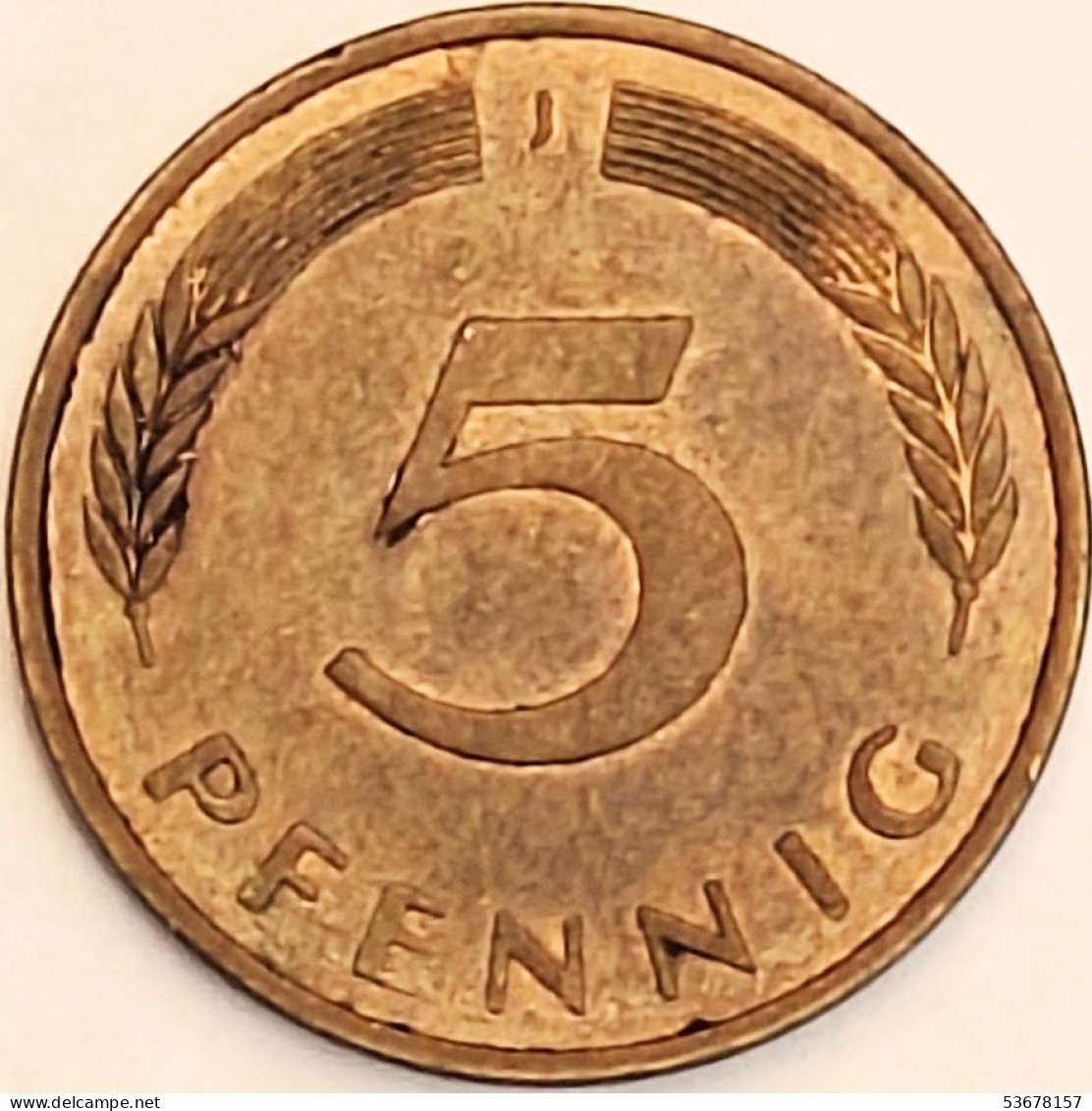 Germany Federal Republic - 5 Pfennig 1979 J, KM# 107 (#4590) - 5 Pfennig