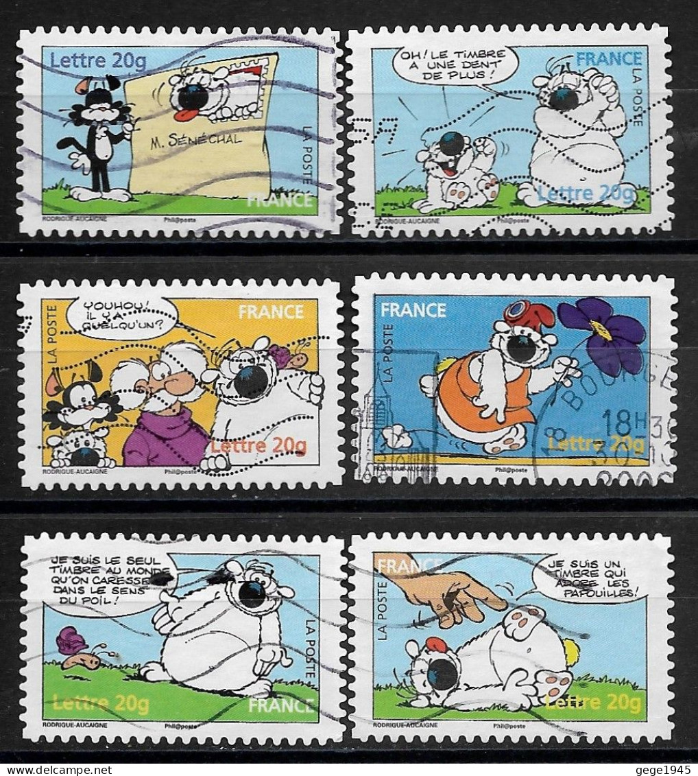 France 2006 Oblitéré Adhésif  N° 86 - 88 - 89 - 91 - 94- 95  Ou N° 3953 - 3955 - 3956 - 3958 - 3961 - 3962  - Sourires - Used Stamps