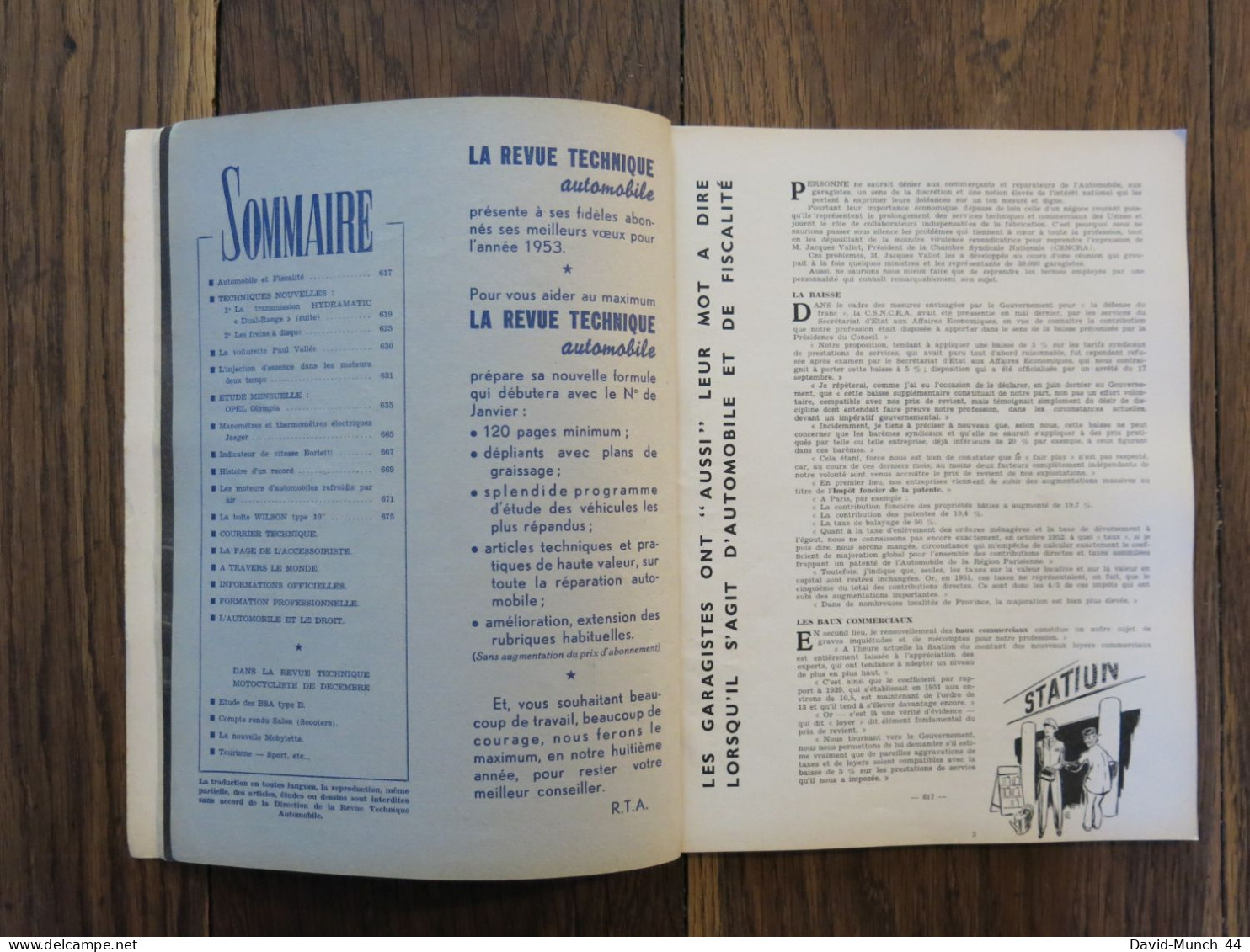 Revue Technique Automobile # 80. Décembre 1952 - Auto/Motor