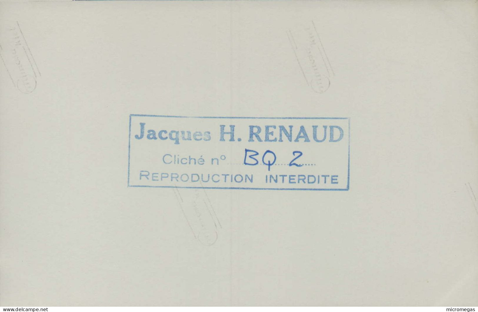 Autorail à Identifier - Cliché Jacques H. Renaud - Treni