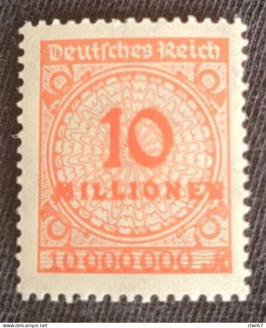 10 Million Deutschen Reich In Der Inflation Serie 1923 Ausgestellt - Usati