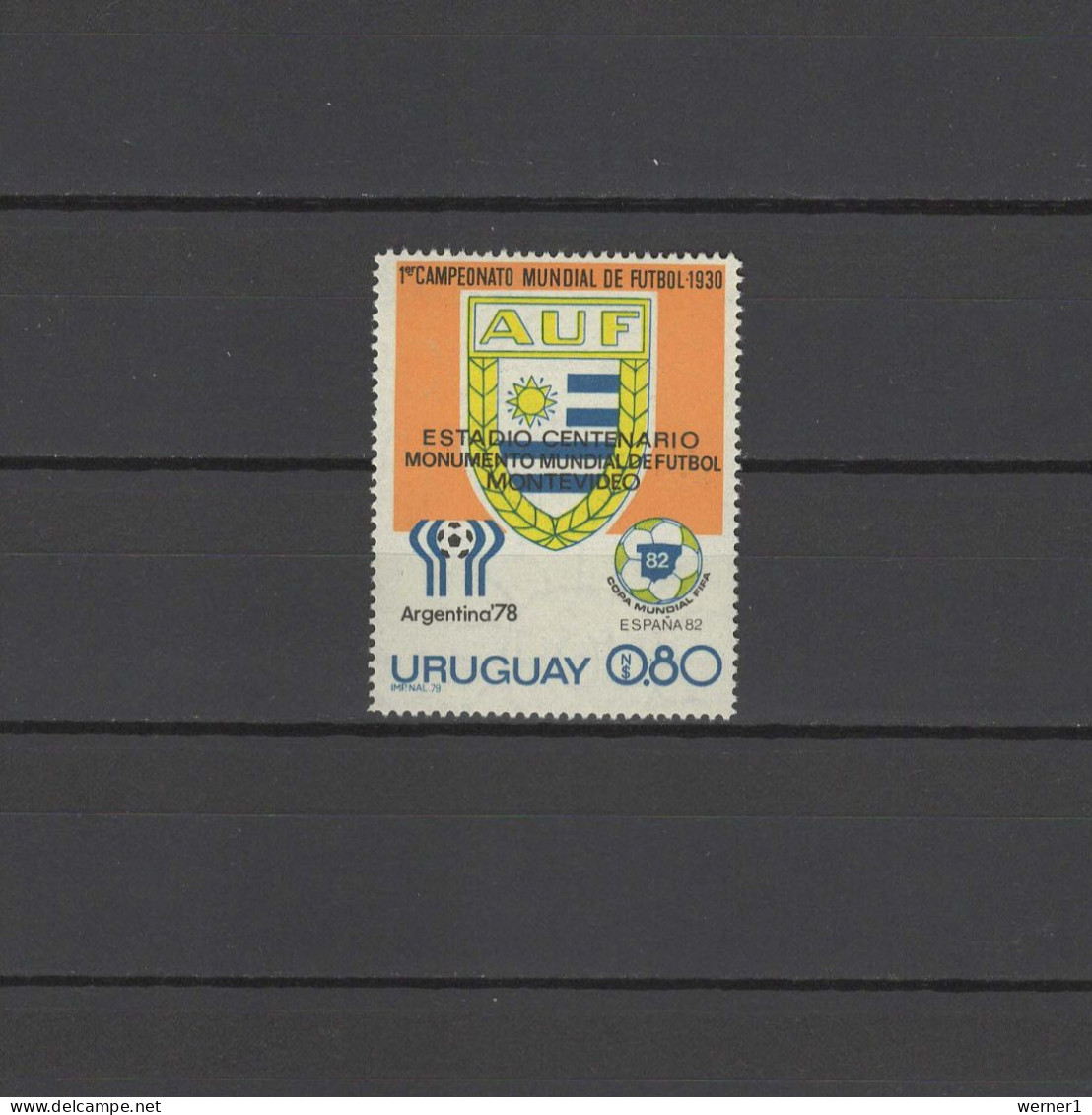 Uruguay 1979 Football Soccer World Cup Stamp MNH - 1978 – Argentina