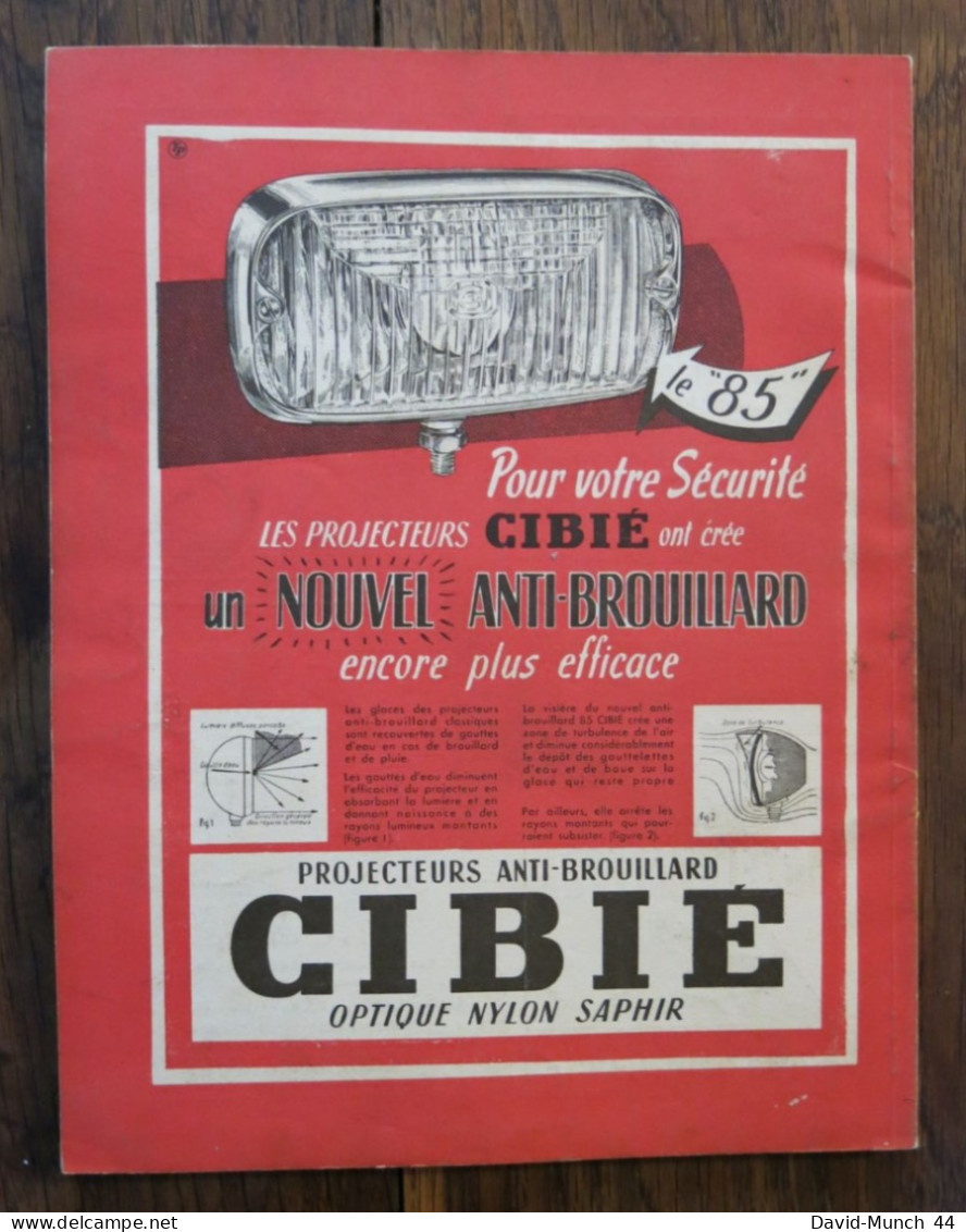Revue Technique Automobile # 103. Novembre 1954 - Auto/Motorrad