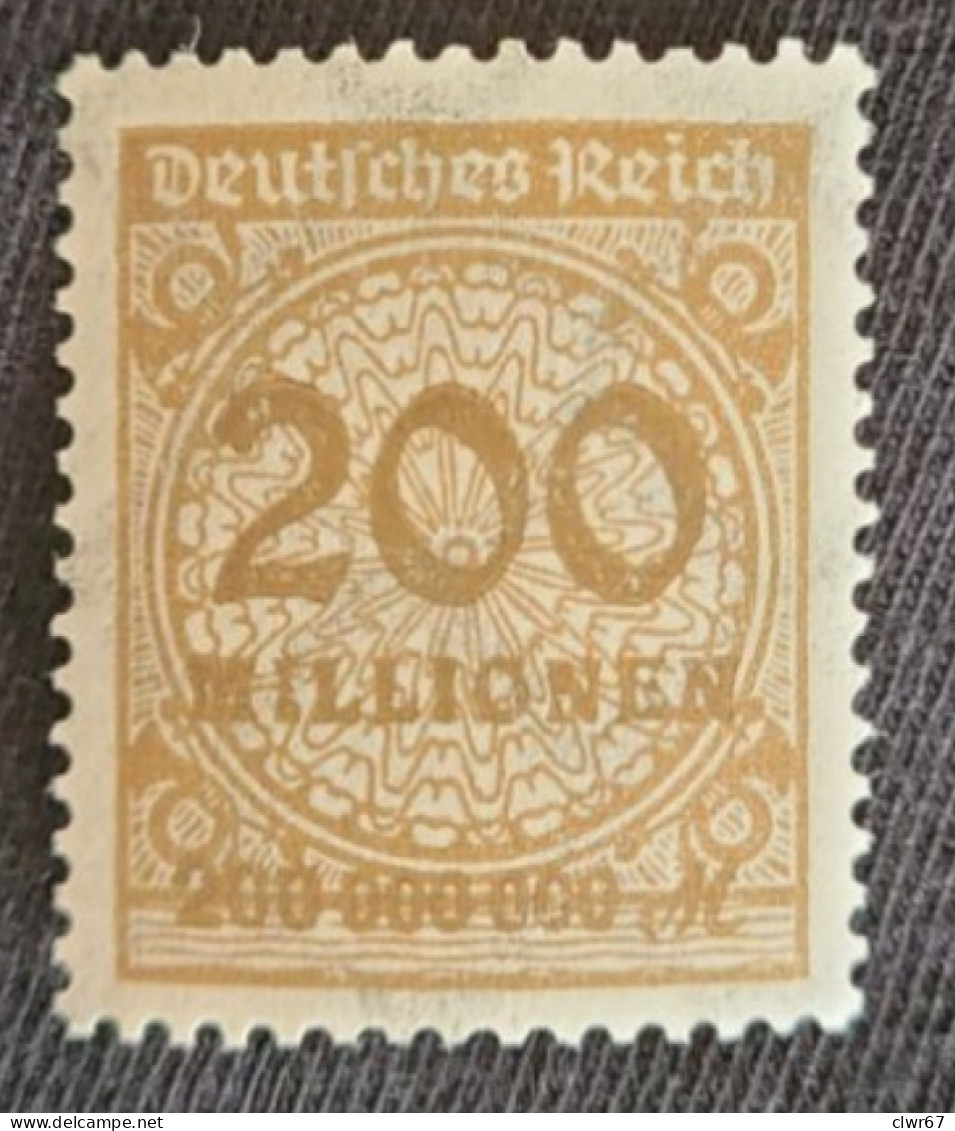 200 Million Deutschen Reich In Der Inflation Serie 1923 Ausgestellt - Oblitérés