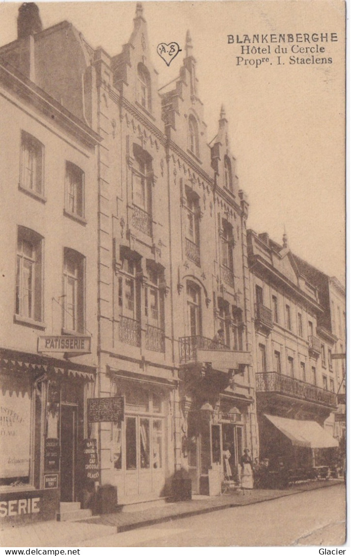 Blankenberghe - Hôtel Du Cercle - Prop. I. Staelens - Blankenberge